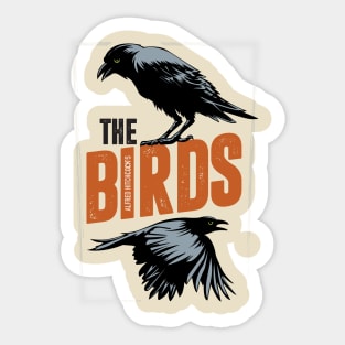 The Birds - Alternative Movie Poster Sticker